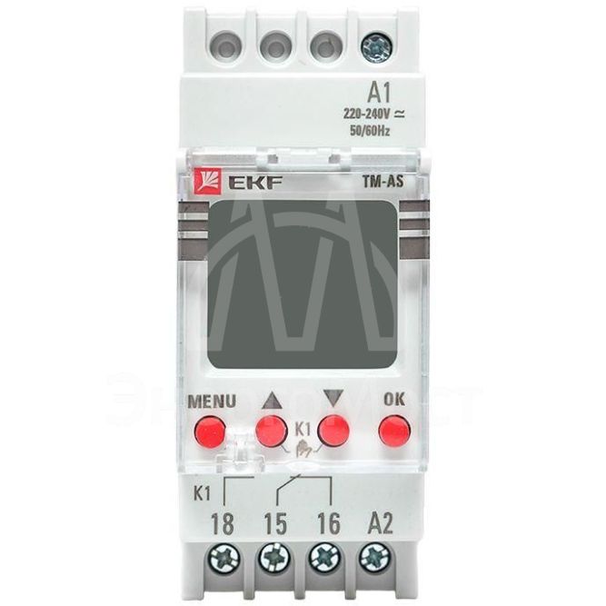 Таймер электронный астрономический одноканальный TM-AS EKF tm-as-1