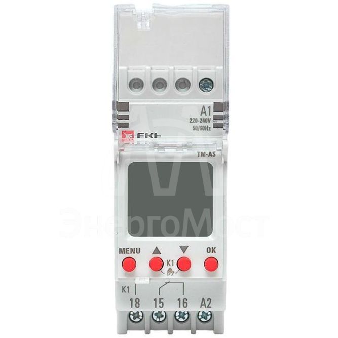 Таймер электронный астрономический одноканальный TM-AS EKF tm-as-1