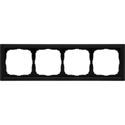Рамка 4-м ArtGallery Pure матов. органич. стекло черн. SE GAL331004
