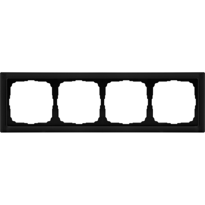 Рамка 4-м ArtGallery Pure матов. органич. стекло черн. SE GAL331004