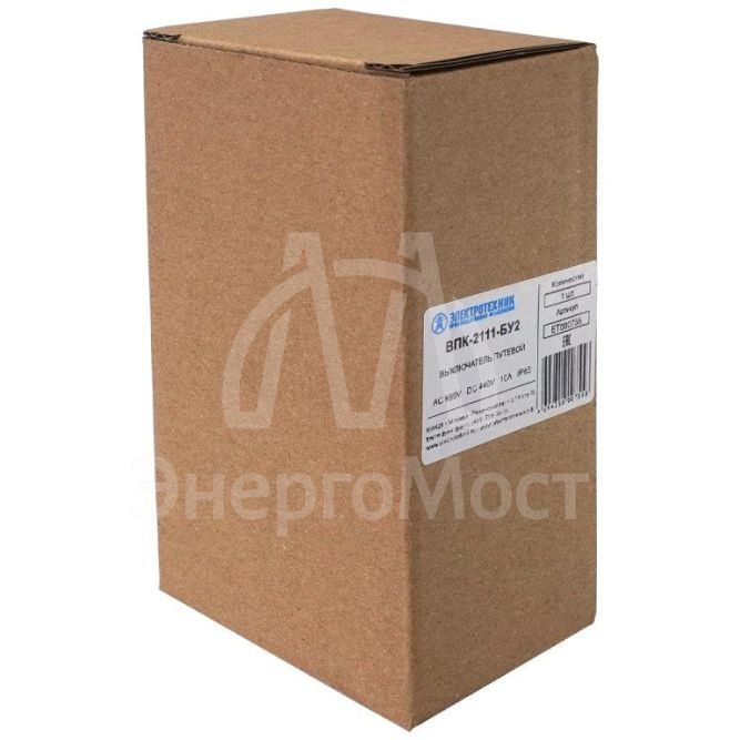 Выключатель конечн. путев. ВПК 2111 (толкатель с роликом 10A) Электротехник ET000755