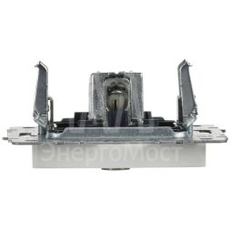 Розетка телевизионная оконечная TV СП Brite РТВ11-0-БрБ бел. IEK BR-A10-O-K01