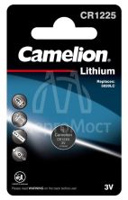 Элемент питания литиевый CR CR1225 BL-1 (блист.1шт) Camelion 3608