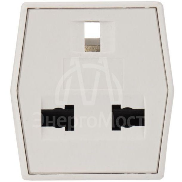 Переходник сетевой &amp;quot;КВАДРАТ&amp;quot; бел. (инд. упак.) PROCONNECT 11-1011-9