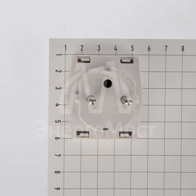 Переходник сетевой &amp;quot;КВАДРАТ&amp;quot; бел. (инд. упак.) PROCONNECT 11-1011-9