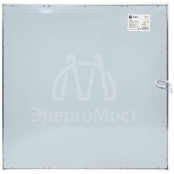 Светильник светодиодный ЛУО-4007-L 36Вт 4000К IP40 панель тонкая 595х595 серебро без драйвера Basic EKF LPS-4007-L-36-4000