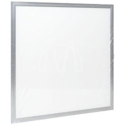 Светильник светодиодный ЛУО-4007-L 36Вт 4000К IP40 панель тонкая 595х595 серебро без драйвера Basic EKF LPS-4007-L-36-4000