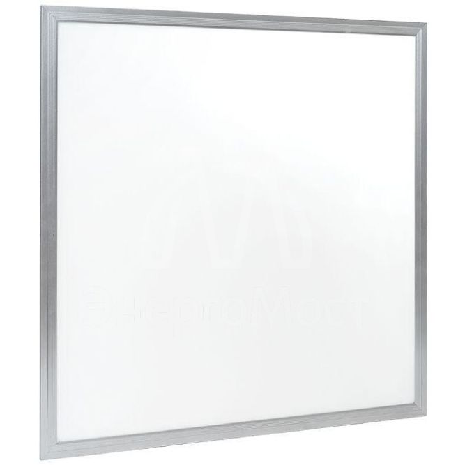 Светильник светодиодный ЛУО-4007-L 36Вт 4000К IP40 панель тонкая 595х595 серебро без драйвера Basic EKF LPS-4007-L-36-4000