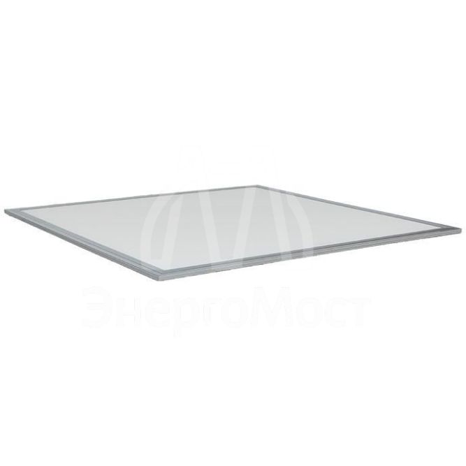 Светильник светодиодный ЛУО-4007-L 36Вт 4000К IP40 панель тонкая 595х595 серебро без драйвера Basic EKF LPS-4007-L-36-4000