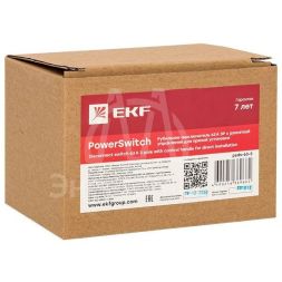 Рубильник-выключатель 3п 63А с рукояткой управления для прямой установки PowerSwitch PROxima EKF psds-63-3