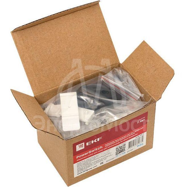 Рубильник-выключатель 3п 63А с рукояткой управления для прямой установки PowerSwitch PROxima EKF psds-63-3