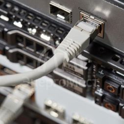 Патч-корд F/UTP кат.6 RJ45-RJ45 LSZH экранир. 1м сер. Rexant 18-8102-1