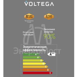 Лампа светодиодная Loft Led A101GMC97 4Вт 1800К E27 DIM Voltega 8567