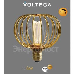 Лампа светодиодная Loft Led A101GMC97 4Вт 1800К E27 DIM Voltega 8567