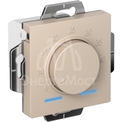 Термостат теплого пола электронный AtlasDesign 10А с датчиком механизм песочн. SE ATN001235