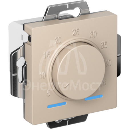 Термостат теплого пола электронный AtlasDesign 10А с датчиком механизм песочн. SE ATN001235