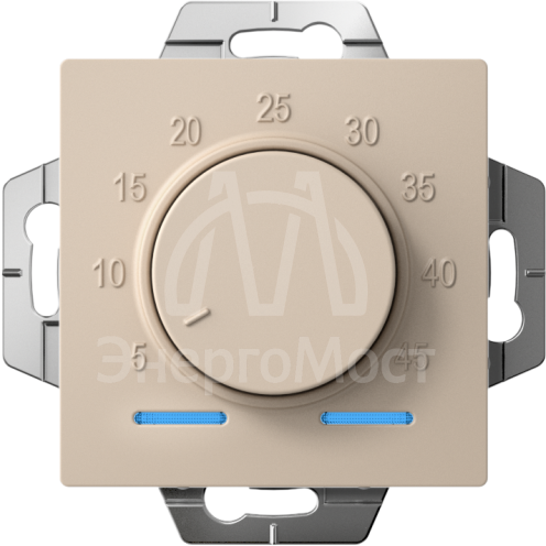 Термостат теплого пола электронный AtlasDesign 10А с датчиком механизм песочн. SE ATN001235
