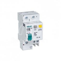 Выключатель авт. диф. тока со встроенной защитой от сверхтоков 1п+N 16А 30мА AC C ДИФ-101 SchE 15157DEK