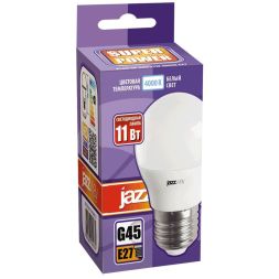 Лампа светодиодная PLED- SP G45 11Вт E27 4000К 230/50 JazzWay 5019362