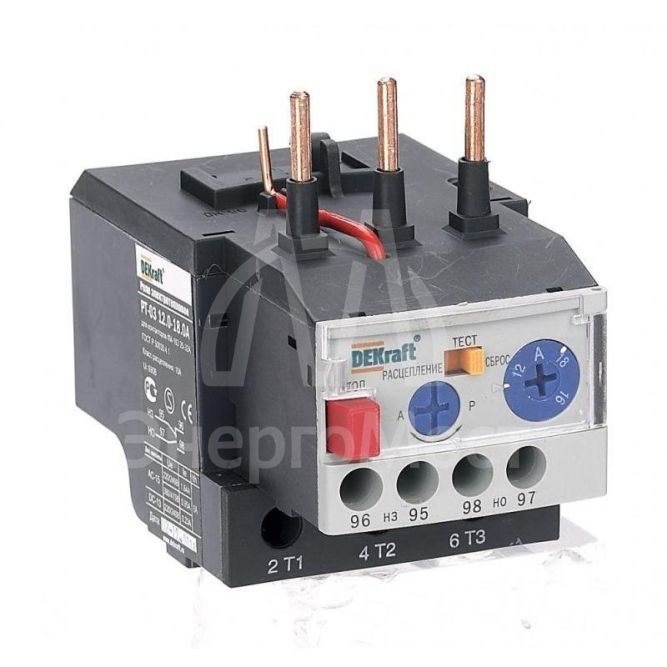 Реле электротепл. РТ-03 для конт. 25-32А 12.0-18.0А SchE 23120DEK