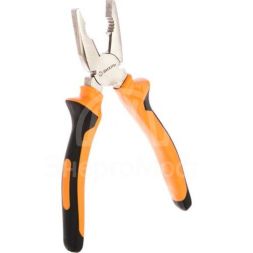 Плоскогубцы (пассатижи) 200мм двухкомпонентн. рукоятки никелир. Вихрь 73/6/3/8