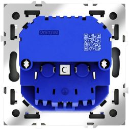 Розетка 1-м СП S70 16А с USB A+С с заземл. защ. шторки механизм графит Voltum VLS040507