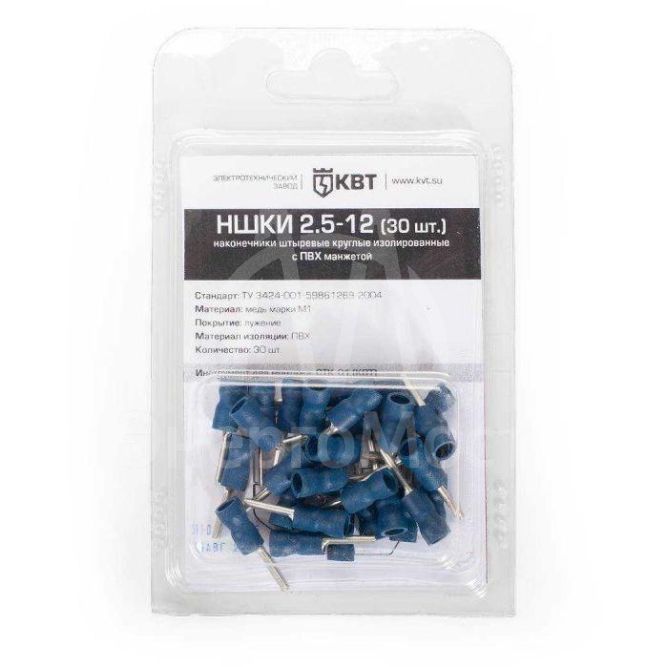 Наконечник штыревой НШКИ 2.5-12 КВТ 47492