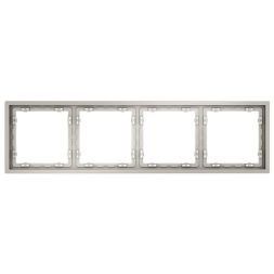 Рамка 4-м S70 пластик. кашемир Voltum VLS100403