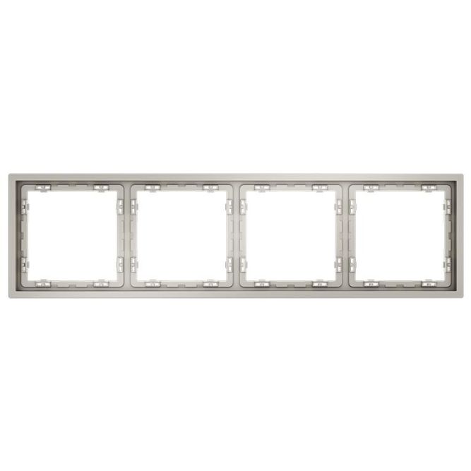 Рамка 4-м S70 пластик. кашемир Voltum VLS100403