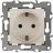 Механизм розетки 1-м СП Эра12 12-2102-02 16А IP20 16AX 250В 2P+E Schuko защ. шторки сл. кость Эра Б0014688