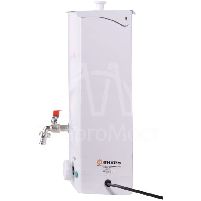 Бачок с электронагревателем Вихрь, цвет белый