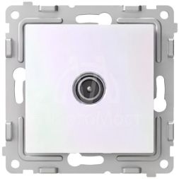 Розетка TV проходная СП Pixel 4DB механизм перламутр. TOKOV ELECTRIC TKE-PX-A1P-C04