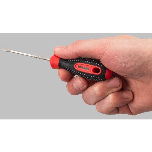 Отвертка шлицевая SL 3х75мм трехкомпонентная рукоятка сталь S2 Rexant 12-4721-1