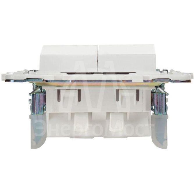 Выключатель 2-кл. SKANDY 10А SK-V04W арктич. бел. IEK SK-V20-0-10-K01