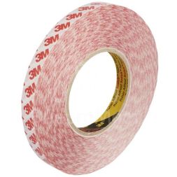 Лента клейкая двусторонняя 9088-200 основа ПЭФ адгезив акрил 19ммх50м блистер прозр. 3М 7100139264