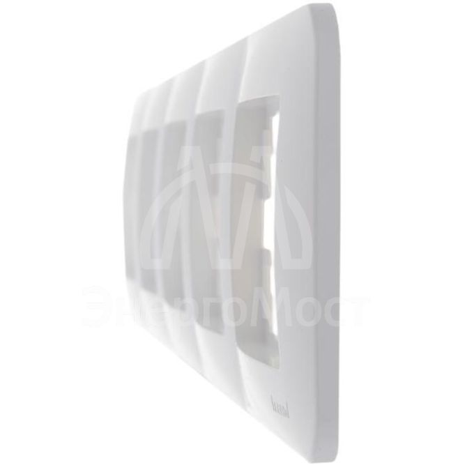 Рамка 5-м KARINA LIFE горизонт. бел. LEZARD 708-0200-150