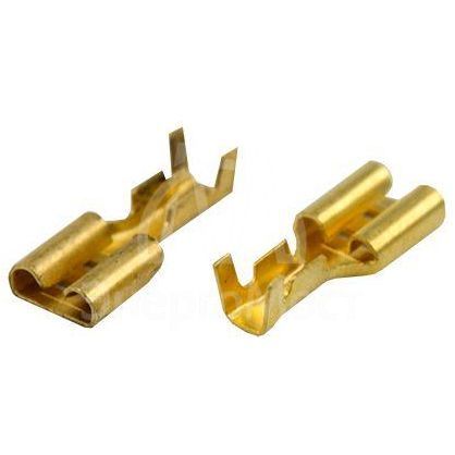 Клемма плоская (гнездо-7.7мм) 1-1.5кв.мм (DJ622-D6.3B) Rexant 08-0912