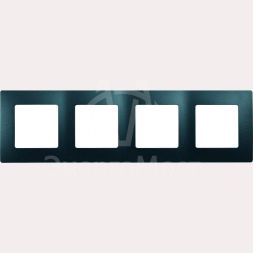 Рамка 4-м Etika антрацит Leg 672584