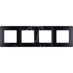 Рамка 4-м Etika антрацит Leg 672584