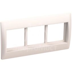 Рамка 6мод. Праймер с суппортом 75мм бел. IEK CKK-40D-RSU6-075-K01