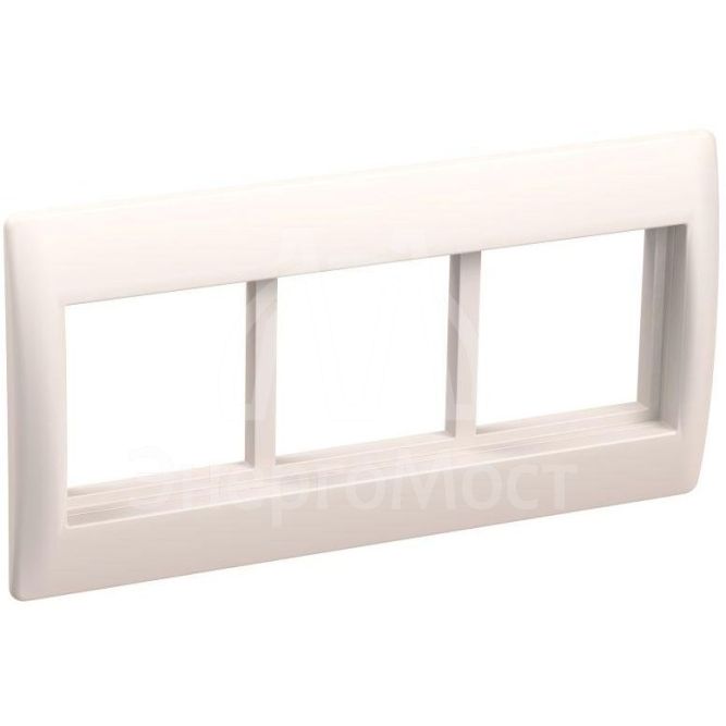 Рамка 6мод. Праймер с суппортом 75мм бел. IEK CKK-40D-RSU6-075-K01