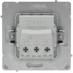 Розетка силовая KANT 2P+E защ. шторки бел. магнолия DKC 7000003