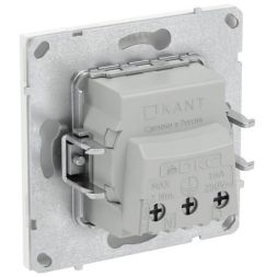 Розетка силовая KANT 2P+E защ. шторки бел. магнолия DKC 7000003