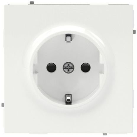 Розетка силовая KANT 2P+E защ. шторки бел. магнолия DKC 7000003