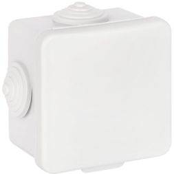 Коробка распаячная ОП КОР 65х65х50мм IP54 с гермовводами 4 входа KOR-65-65-50-4g Эра Б0037445