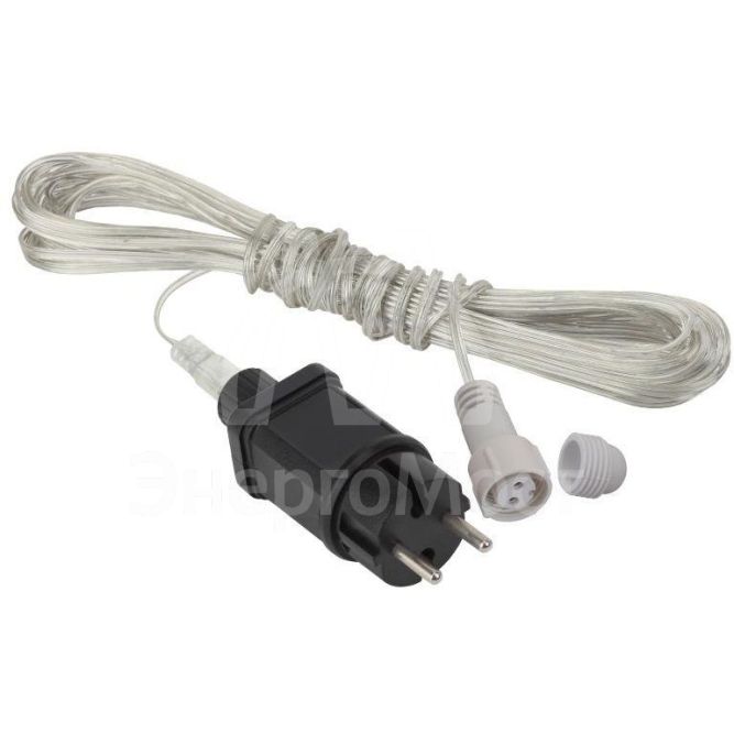 Трансформатор 12Вт IP44 220В-24В для подключения низковольтных гирлянд до 1000LED Эра Б0051904