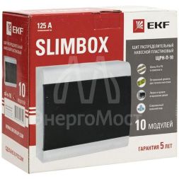 Щит ЩРН-П-10 &amp;quot;SlimBox&amp;quot; IP41 PROxima EKF sb-n-10