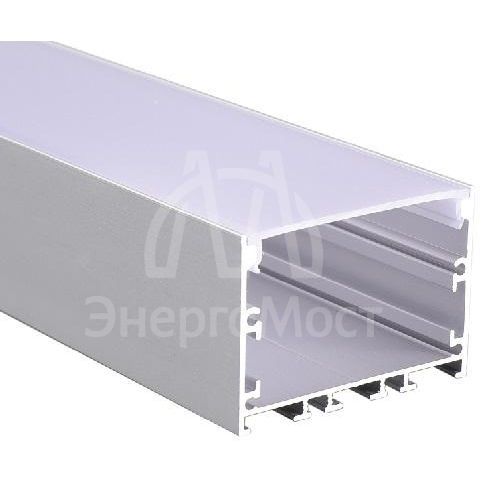 Профиль накладной PAL 5035 (комплект 2м; 2глухих заглушки; рассеиватель матов.; 4клипсы крепежных) JazzWay 5049956