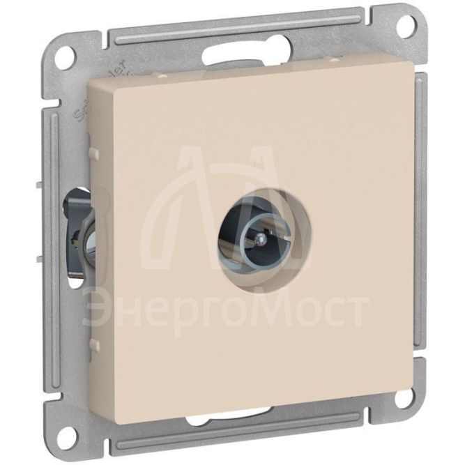 Розетка телевизионная TV AtlasDesign коннектор механизм беж. SE ATN000293