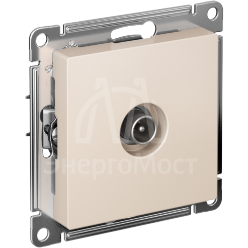 Розетка телевизионная TV AtlasDesign коннектор механизм беж. SE ATN000293
